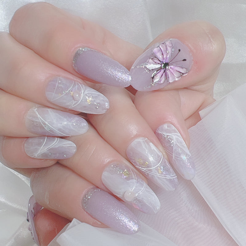 Nightingale Purple Butterfly U02-19502