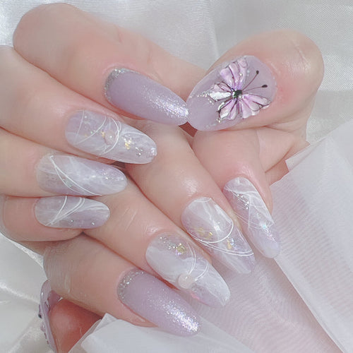 Nightingale Purple Butterfly U02-19502